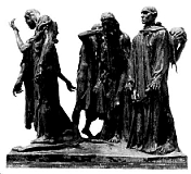 The Burghers of Calais, bronze
