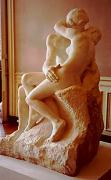 The Kiss, marble