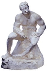 American Athlete, plaster, private collection