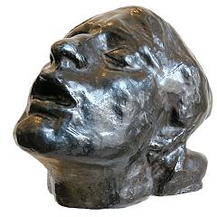 Head of Sorrow, bronze, Muse Rodin
