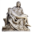 Michelangelo, Pietà, c. 1498-99, marble, Rome, St. Peter